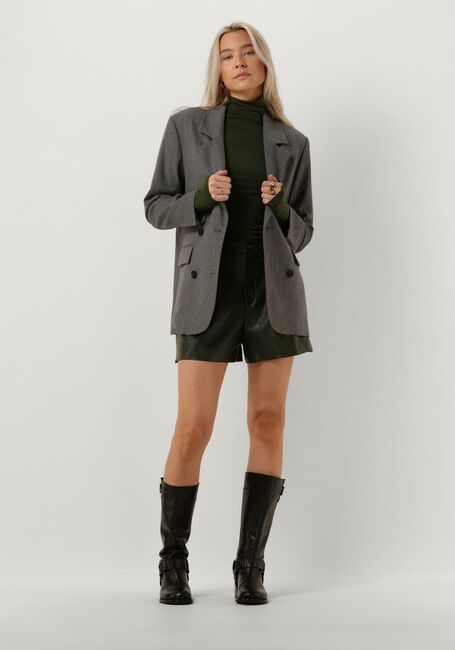 Gr&uuml;ne VANILIA Hosen FAUX LEATHER SHORTS - large