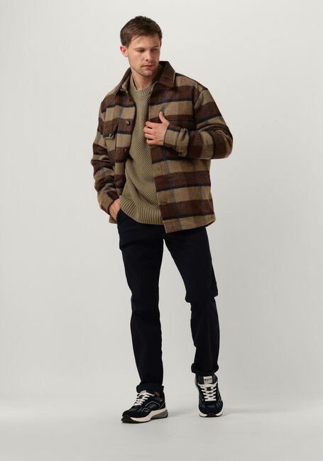 Braune SELECTED HOMME Overshirt SLHARCHIVE OVERSHIRT B NOOS - large