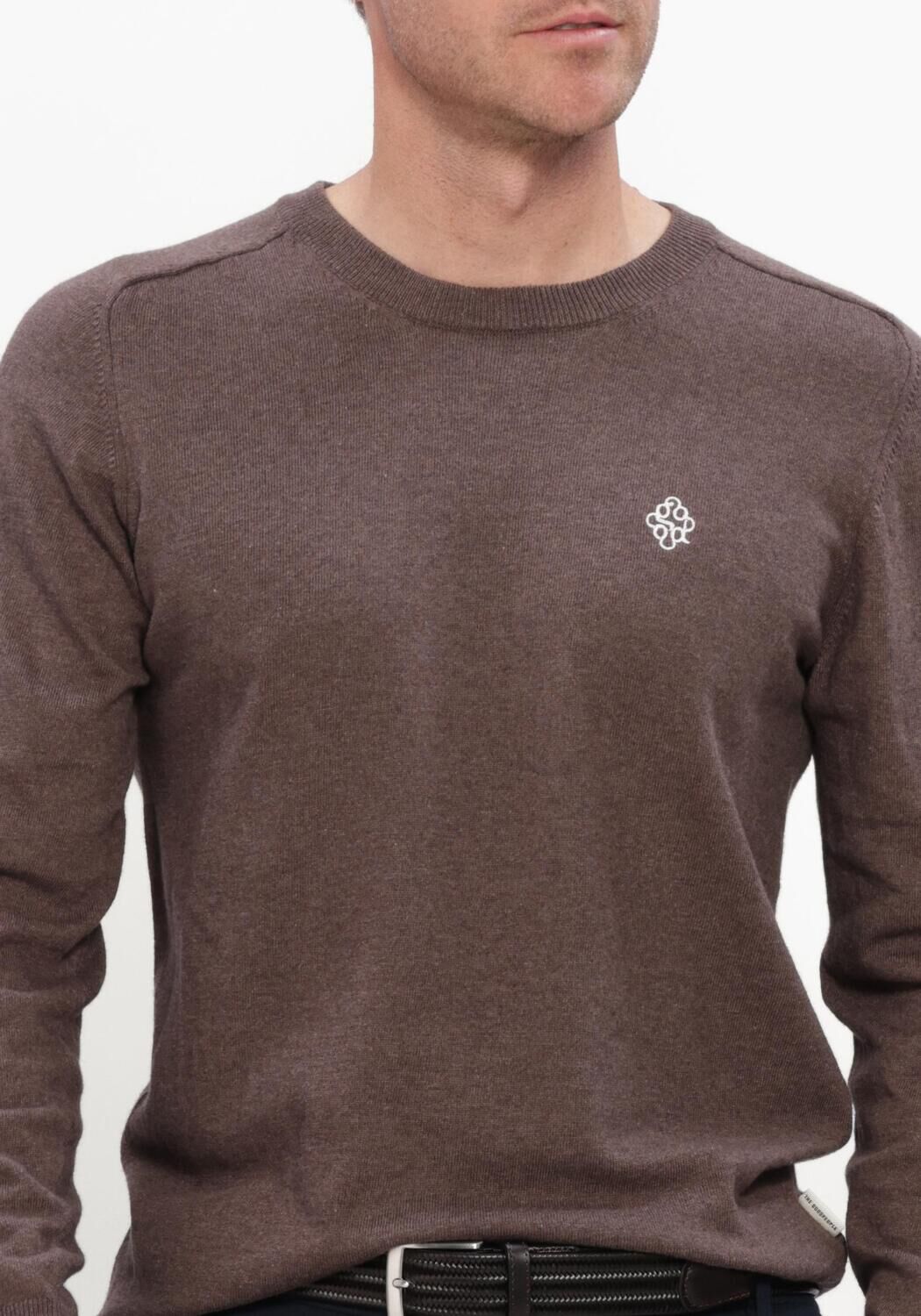 Braune THE GOODPEOPLE Pullover LOMMY - large