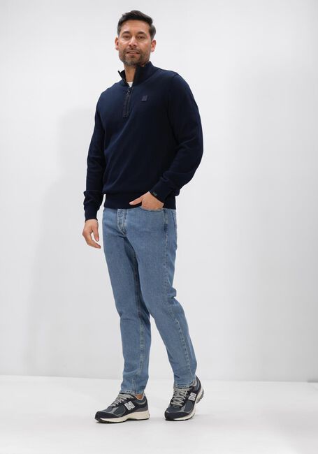 Dunkelblau BUTCHER OF BLUE Pullover CLIFDEN CO HALF ZIP - large