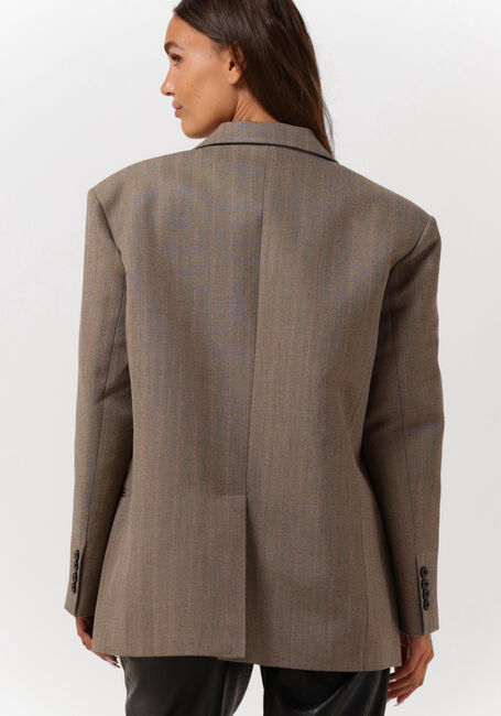 Camelfarbene ALIX THE LABEL Blazer LADIES WOVEN OVERSIZED CLASSY BLAZER - large