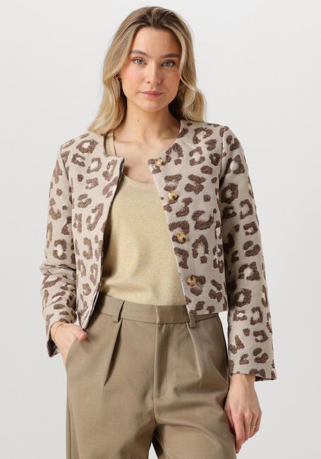Beige OBJECT Jack OBJLOUISA RE L/S JACKET 138 - large