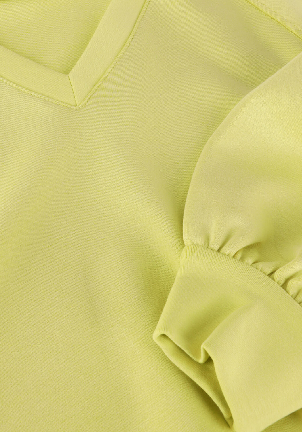 Gelbe MSCH COPENHAGEN Pullover NELINA IMA Q RAGLAN V NECK SWEATSHIRT - large