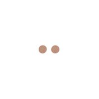 Goldfarbene ATLITW STUDIO Ohrringe ELEMENTS EARRINGS COIN - medium