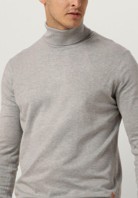 Graue SCOTCH & SODA Rollkragenpullover REGULAR FIT ESSENTIALS TURTLE IN ECO VERO - large