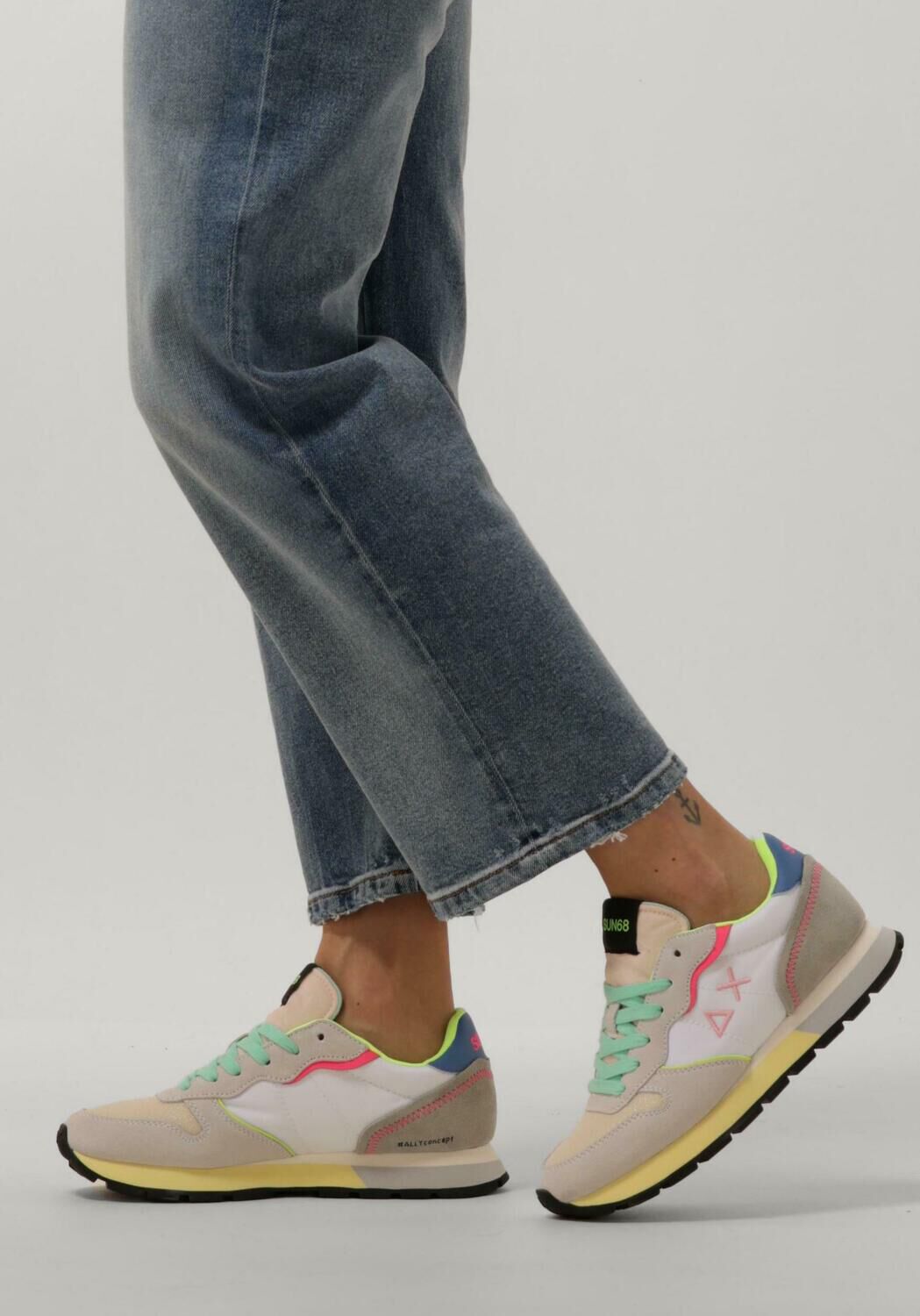 Wei&szlig;e SUN68 Sneaker Low ALLY COLOR EXPLOSION - large
