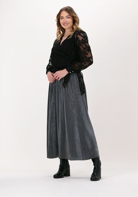 Metallisch SELECTED FEMME Maxirock SLFELKE MW ANKLE SKIRT B - large