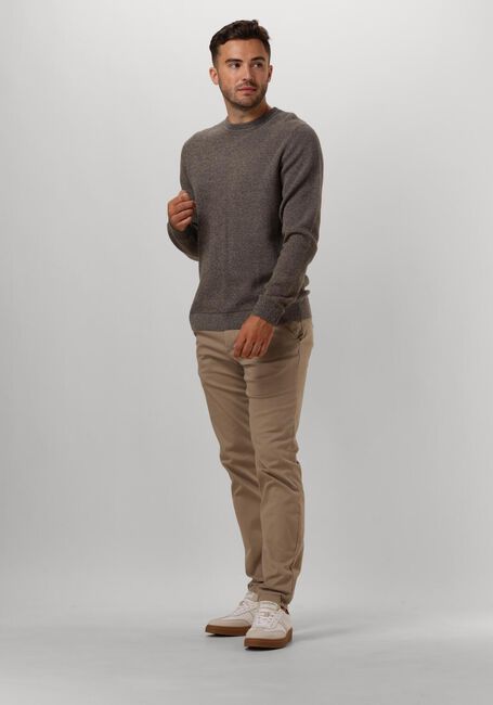 Graue SELECTED HOMME Pullover SLHROSS LS KNIT STRUCTURE CREW NECK NOOS - large