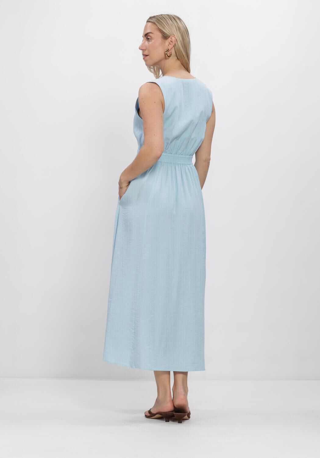 Blaue MSCH COPENHAGEN Kleider MSCHDARIA SL V DRESS - large