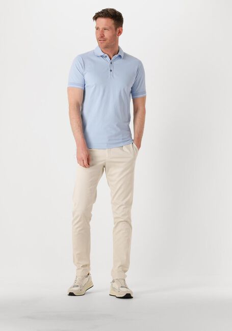 Hellblau GENTI Polo-Shirt POLO 3 BUTTON SS J2001-1212 - large