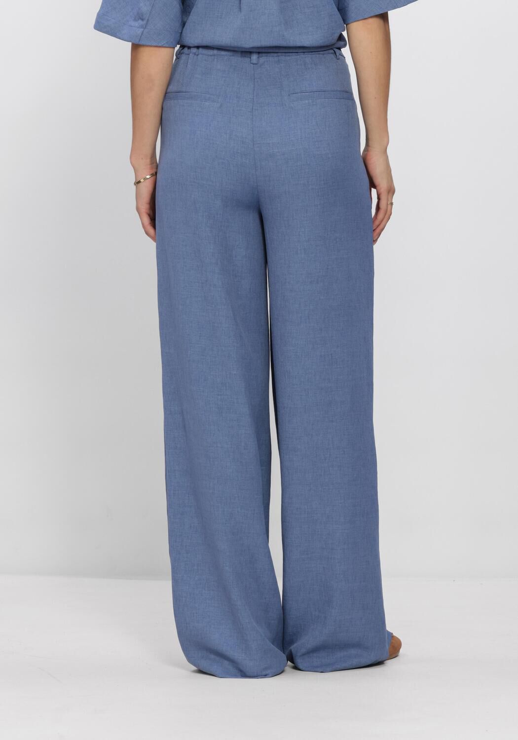 Blaue EST'SEVEN Weite Hose JILDAU TROUSER 26 - large