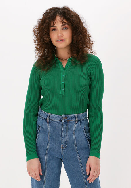 Grüne CO'COUTURE Pullover BADU POLO KNIT - large