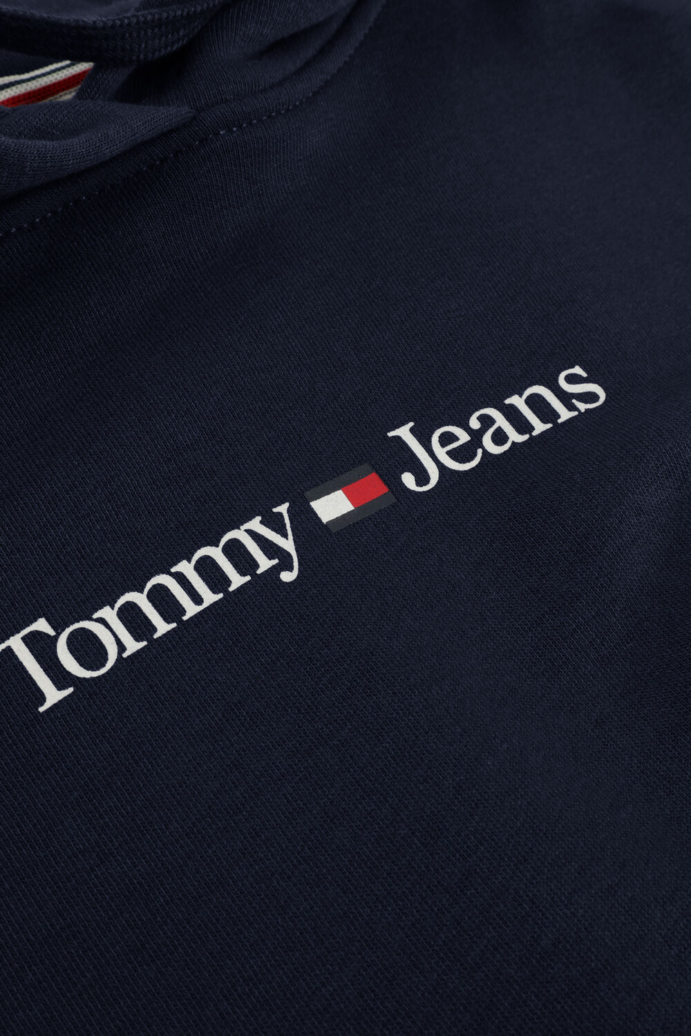 Dunkelblau TOMMY JEANS Sweatshirt TJW REG SERIF LINEAR HOODIE - large