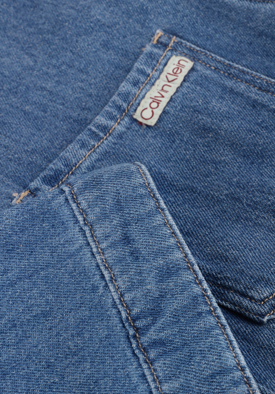 Blaue CALVIN KLEIN Minikleid LINEN BOXY BELTED SHIRT DRESS - large