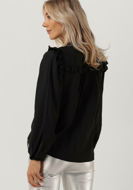 Schwarze CO'COUTURE Blusen CALLUM FRILL SHOULDER SHIRT - large