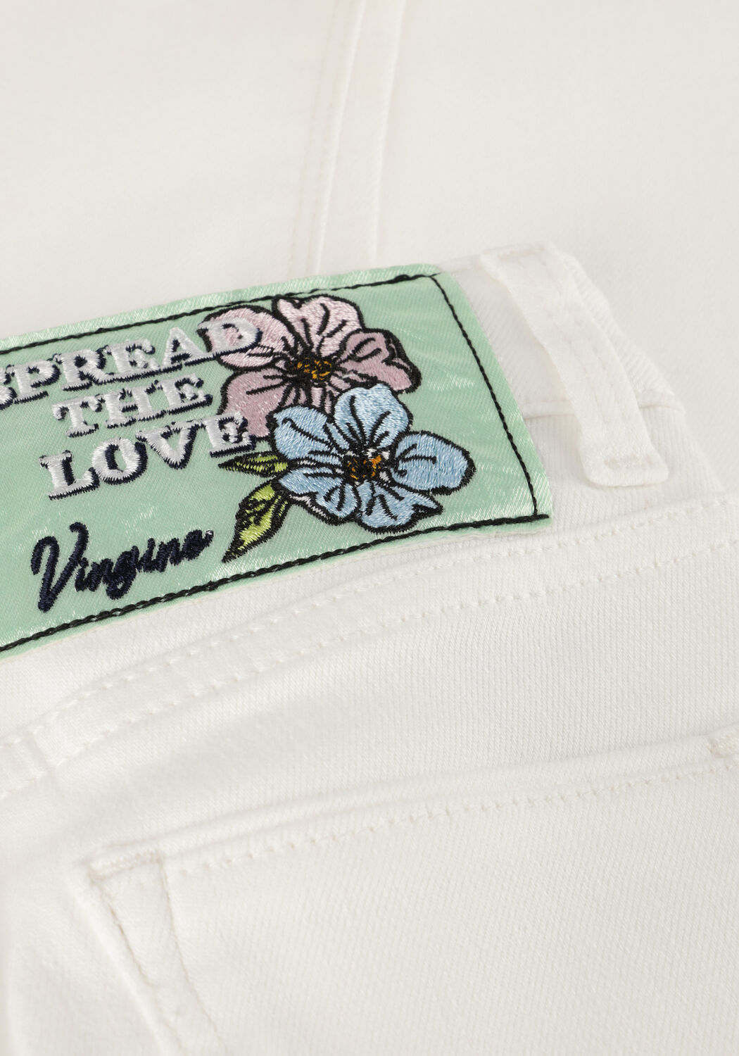 Wei&szlig;e VINGINO Flared jeans BRITTE SPLIT - large