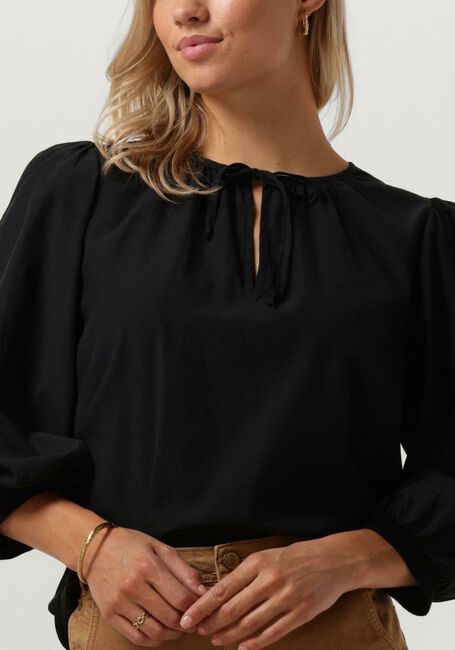 Schwarze SUMMUM Top TOP SHORT SLEEVES MODAL BLEND - large