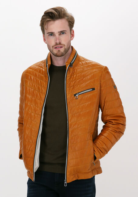 Camelfarbene MILESTONE Lederjack DAMIANO - large