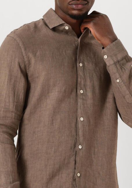 Braune THE GOODPEOPLE Casual-Oberhemd SOHO - large