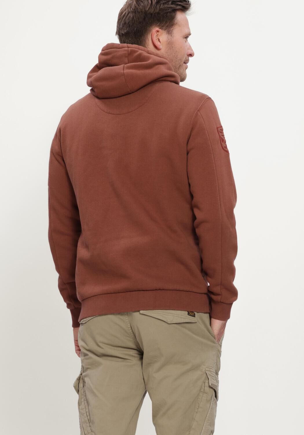Braune PME LEGEND Sweatshirt HOODED 3T CROSS FLEECE - large