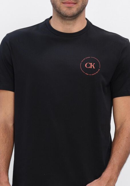 Schwarze CALVIN KLEIN T-shirt 30S EU WHOLESALE JEANS GRAPHICS - large