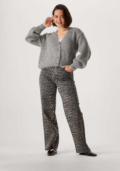 Graue Y.A.S. Strickjacke YASVIGGA LS KNIT CARDIGAN - large
