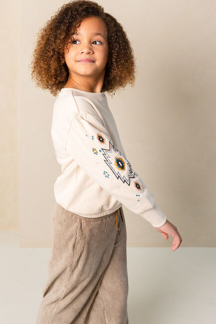 Taupe LIKE FLO Hose FEM VELVET PANTS - large