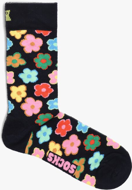 Schwarze HAPPY SOCKS Socken FLOWER - large