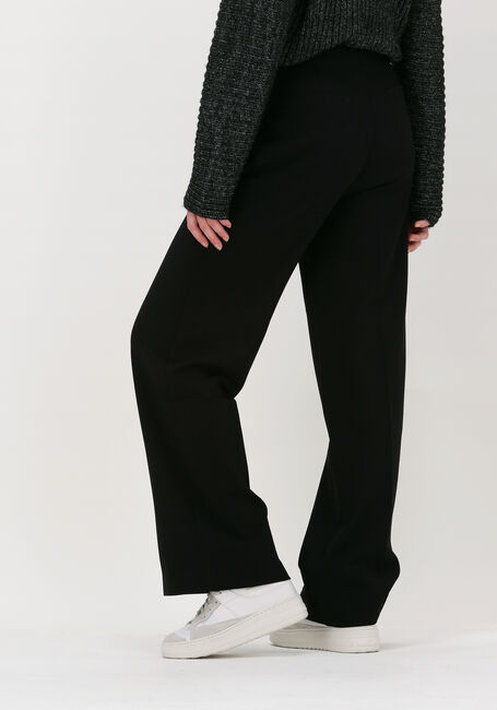 Schwarze ANOTHER LABEL Weite Hose MOORE PLEATED PANTS - large