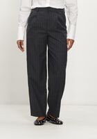 Graue ALIX THE LABEL Hosen LADIES WOVEN BIG STRIPE PANTS