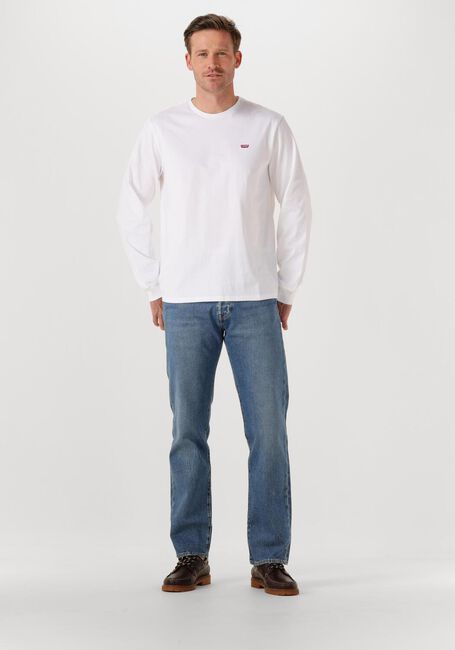 Weiße LEVI'S T-shirt LS ORIGINAL HM TEE - large