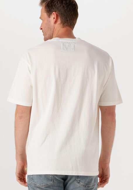 Weiße SCOTCH & SODA T-shirt RELAXED-FIT WASHED ARTWORK T-SHIRT - large