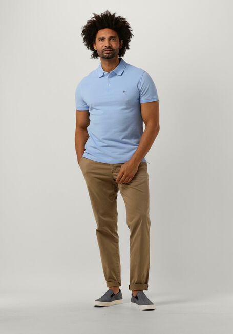 Hellblau TOMMY HILFIGER Polo-Shirt 1985 SLIM POLO - large