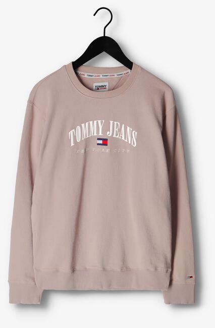 Beige TOMMY JEANS Sweatshirt TJM REG SMALL VARSITY CREW - large