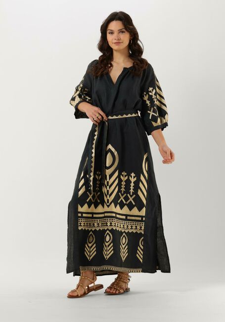Schwarze GREEK ARCHAIC KORI Maxikleid 230539 - large