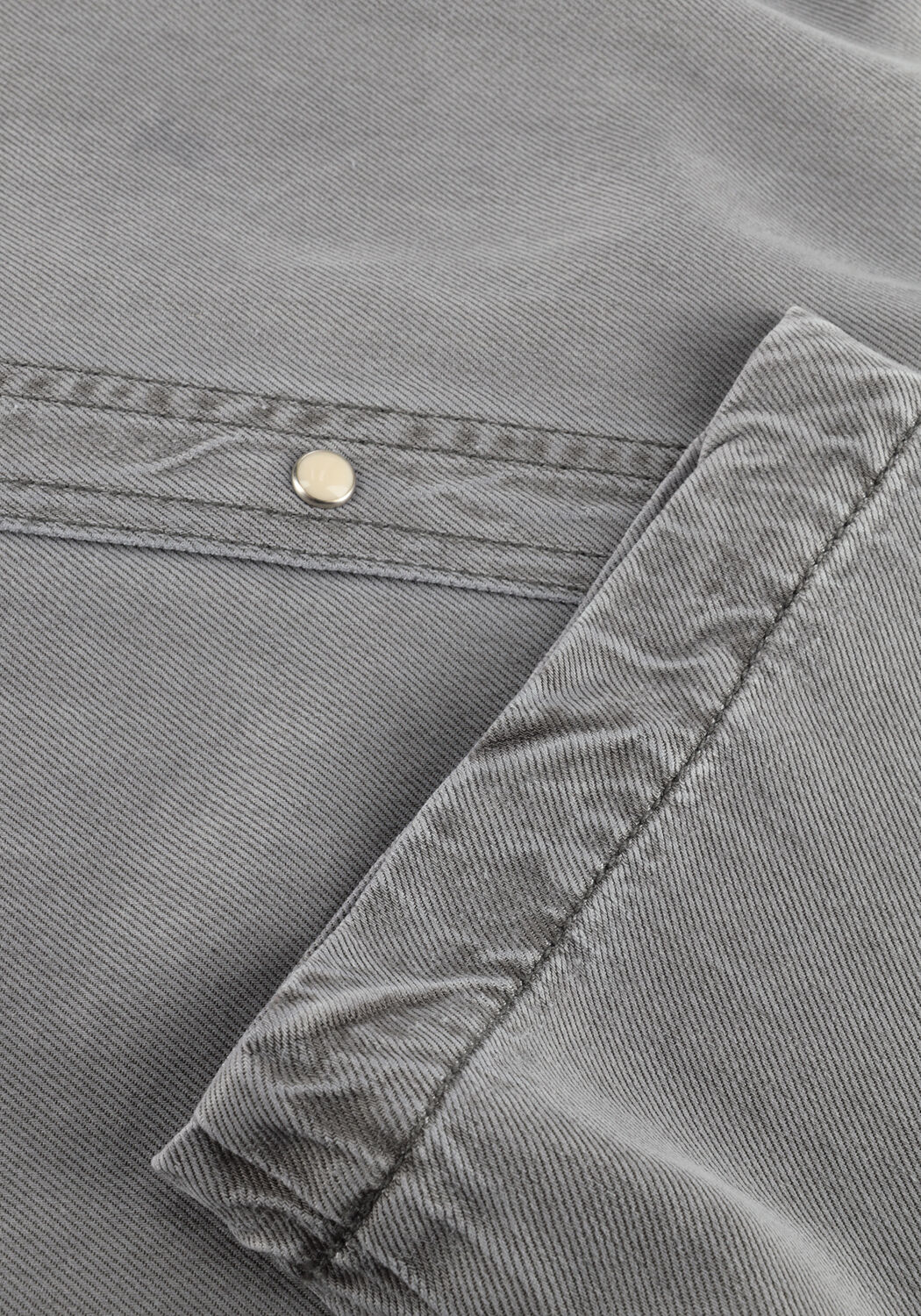 Graue OBJECT Minikleid OBJFRAMA 2/4 RE DENIM DRESS - large