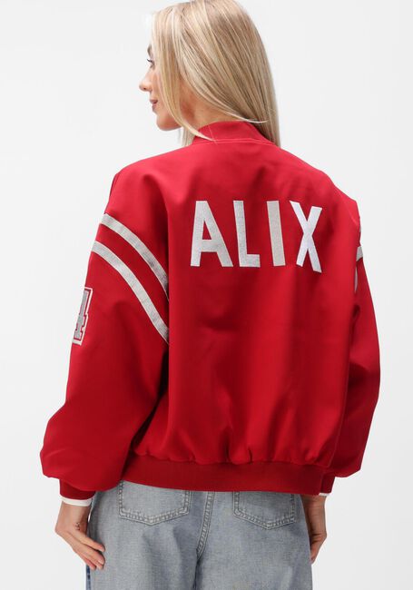 Bordeaux ALIX THE LABEL Jack LADIES WOVEN TAPE JACKET - large