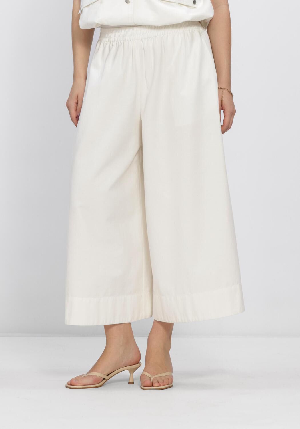 Wei&szlig;e MSCH COPENHAGEN Hosen MSCHJOSILYN HW SKIRT PANTS - large