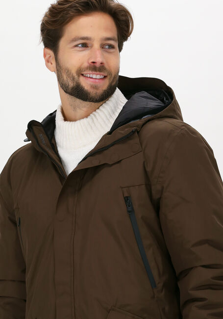 Grüne CAST IRON  LONG JACKET PEACHED POLYESTER  - large
