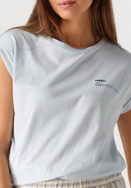 Hellblau BY-BAR Top THELMA DICTIONARY SMALL TOP - large