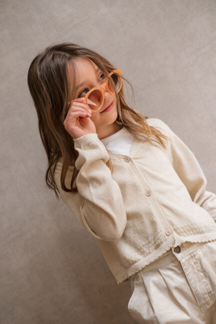 Creme LIKE FLO Strickjacke DERBY FLO CARDIGAN - large