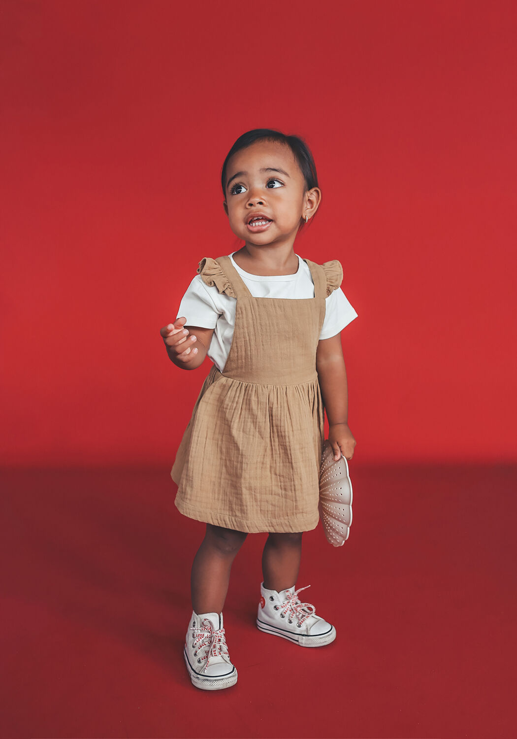 Braune YOUR WISHES Minikleid KEIRA MUSLIN - large