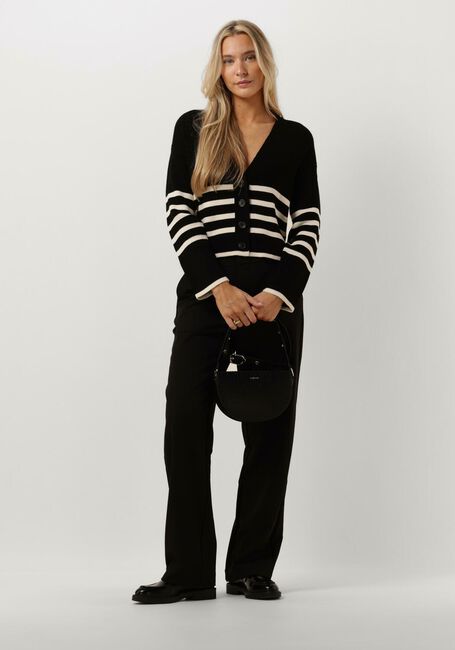 Schwarze NOTES DU NORD Strickjacke GAIA CARDIGAN - large
