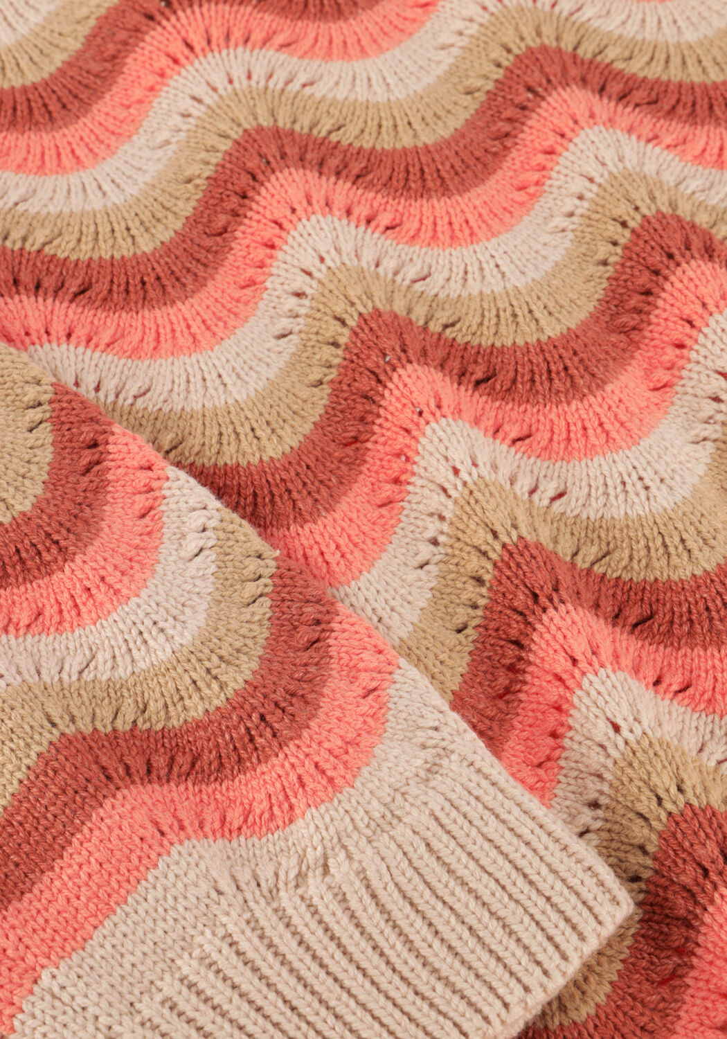 Mehrfarbige/Bunte NONO Pullover KESSY WAIVY PATTERN SWEATER - large