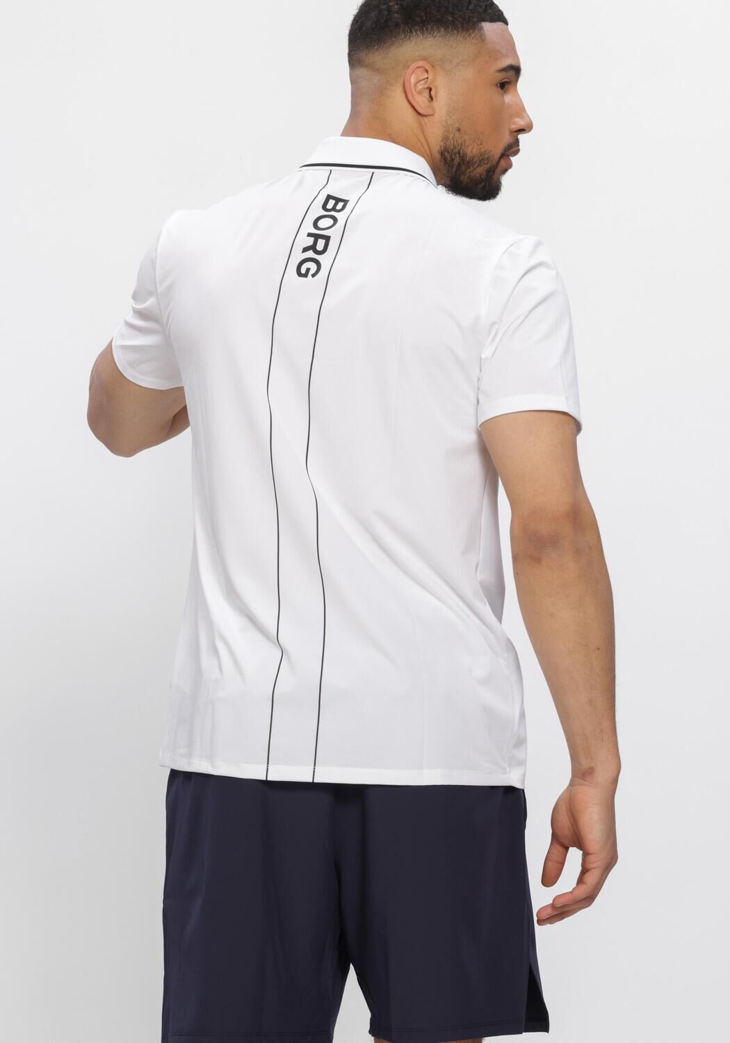 Wei&szlig;e BJORN BORG Polos & T-Shirts ACE POLO SHIRT - large