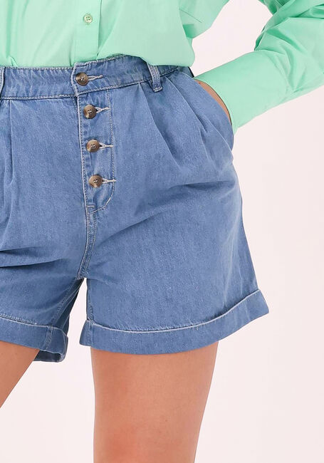 Blaue OBJECT Jeans OCEAN HW DENIM SHORTS - large