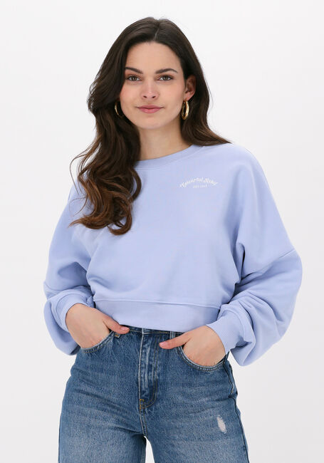 Blaue COLOURFUL REBEL Sweatshirt REBELLES CROPPED SHOULDER SWEAT - large