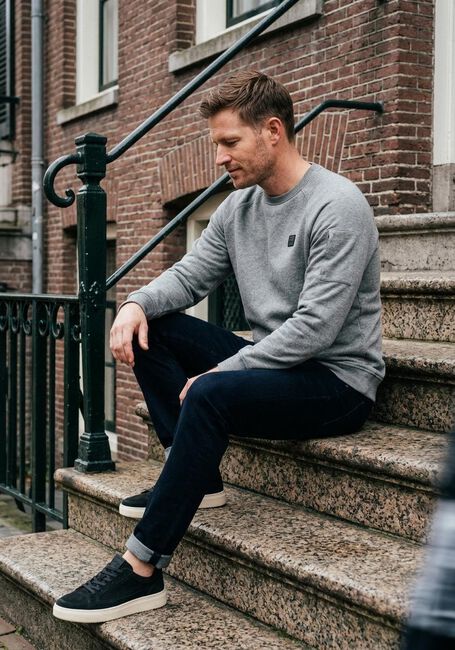 Graue PME LEGEND Sweatshirt CREWNECK SOFT FLEECE SWEAT - large
