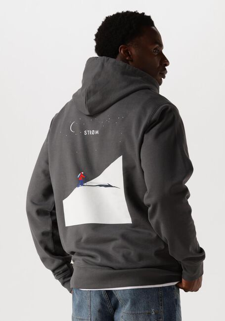 Graue STRØM Clothing Pullover HOODIES - large