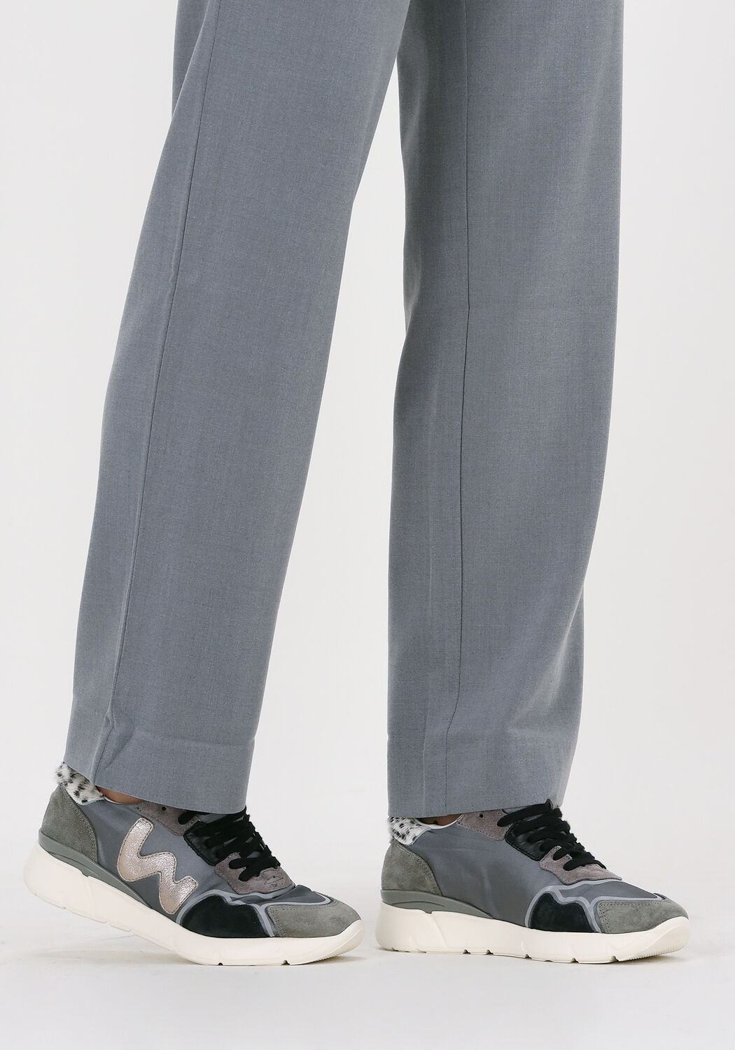 Graue WOMSH Sneaker Low RUNNY DAMES - large